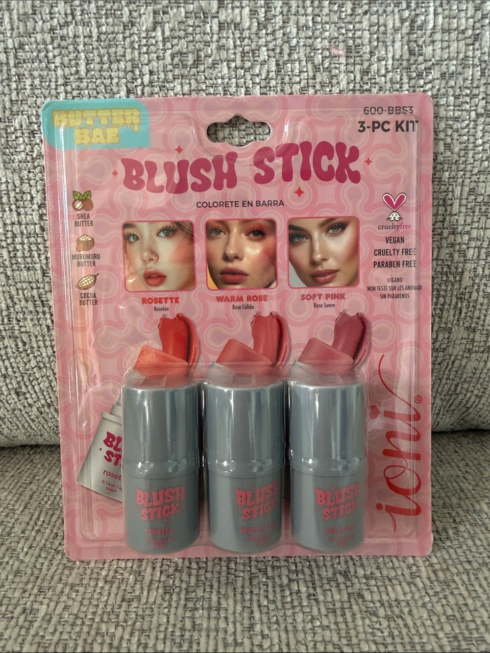 IONI Butter Bae Blush Stick 3 Piece Set